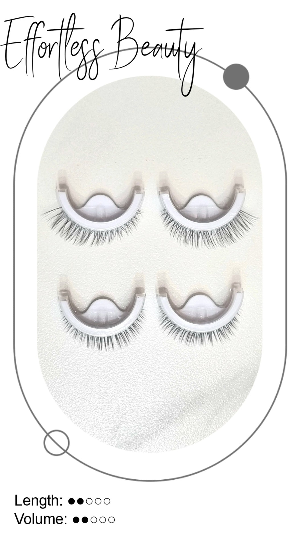 VIEVE Premium Self-Adhesive Stick-On Lash (Effortless Beauty)